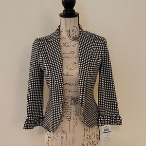 Amanda & Chelsea Blazer with Ruffle Sleeves